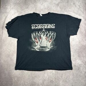 Scorpions Return To Forever 2015 World Tour Graphic T-Shirt Mens 3XL Black